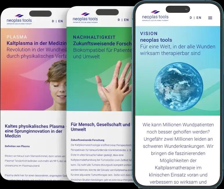 Client: Neoplas GmbH / Greifswald,Project: Website redesign,Date: August 2020